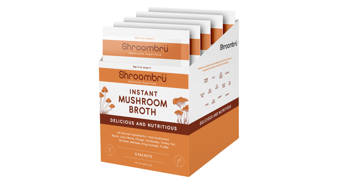 Instant Mushroom Broth 5-pack