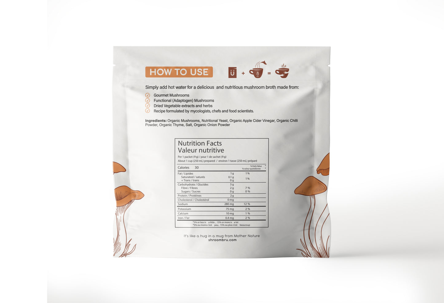 Instant Mushroom Broth 5-pack