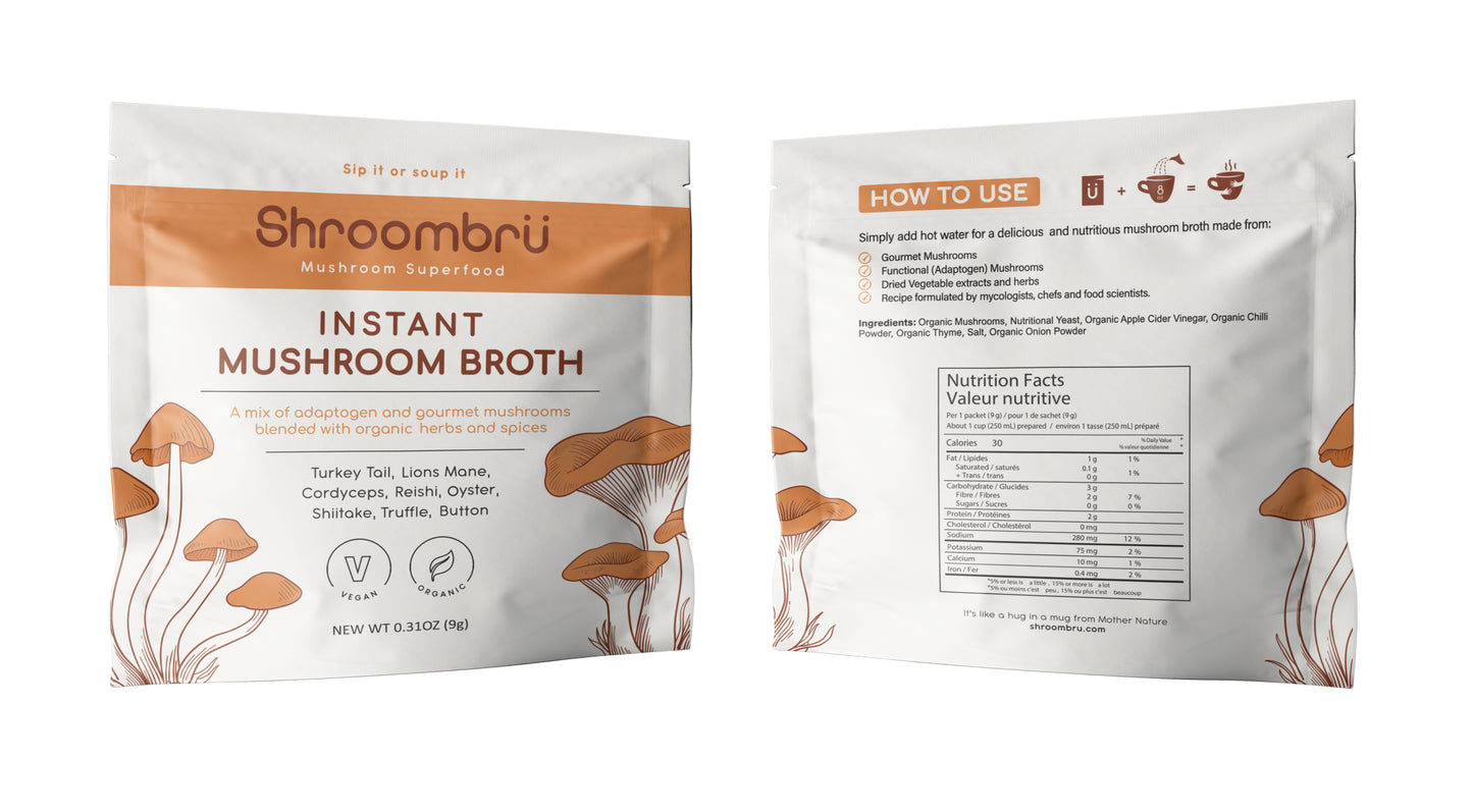 Instant Mushroom Broth 5-pack
